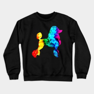 poodle proud proudle pride rainbow dog dogmonth Crewneck Sweatshirt